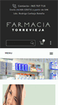 Mobile Screenshot of farmaciatorrevieja.com